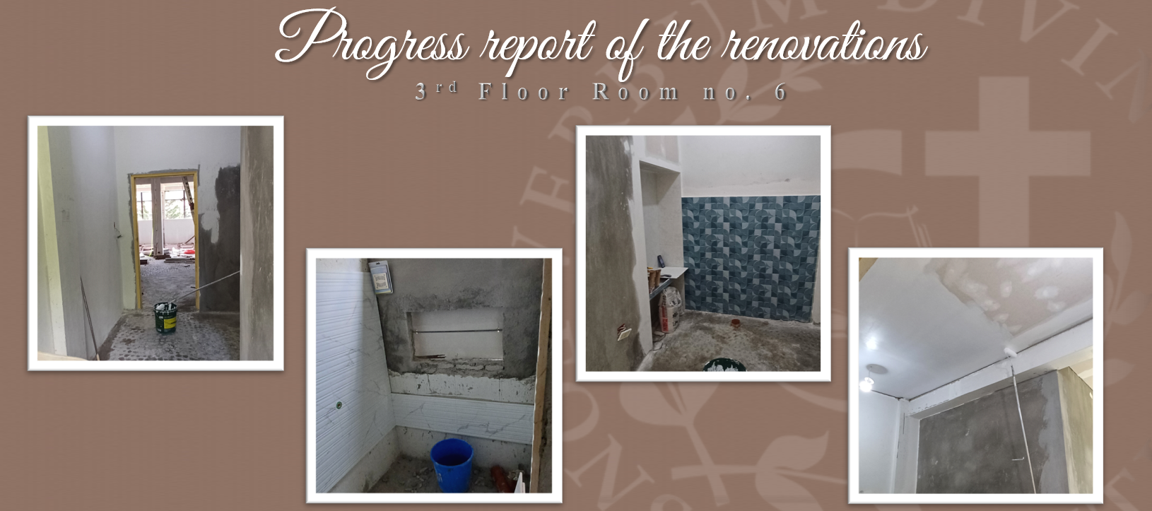 Progress report on the Renovations (3rd Floor Room no. 6)